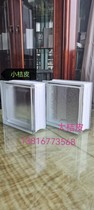 Imported ultra white frosted glass brick large orange peel 190 * 190 * 80 washroom partition wall light transmission 