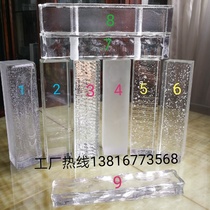 Crystal solid glass brick 200*50*50 bar KTv partition wall~Design and selection of materials welcome custom processing