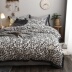 Nordic bông denim doanh nghiệp giường ngủ bông vải quilt beo sọc 1.51.8m kẻ sọc giường ba mảnh 4 - Bộ đồ giường bốn mảnh chăn ga gối đệm màu hồng Bộ đồ giường bốn mảnh