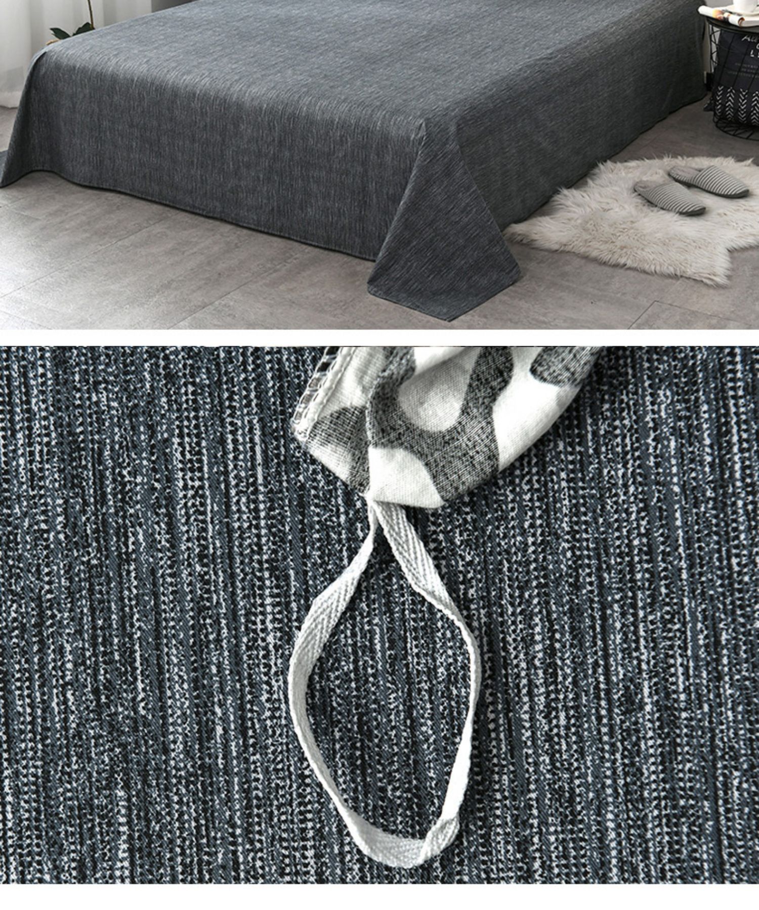 Bộ chăn ga gối cotton bốn mảnh đơn giản kiểu Bắc Âu có ga trải giường 1.5m1.8 giường 笠 lưới đỏ ba bộ 4 - Bộ đồ giường bốn mảnh chăn ga gối đẹp