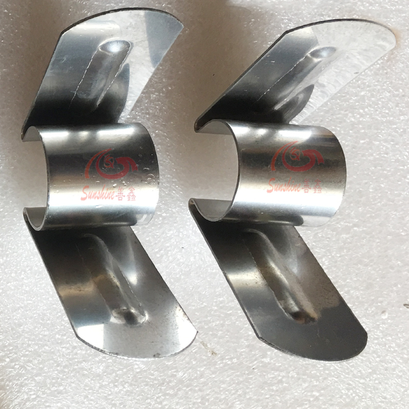 Silicon Carbon Rod Spring Hair Clip Stainless Steel Clamp C Type M Type Connection With Clip Silicon Molybdenum Bar 14 Aluminum Woven Conductive Strap