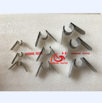 Silicon carbide rod fixing clip