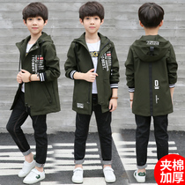 6 Childrens clothing boys 7 spring and autumn padded thickened jacket 2021 new 8 middle and large children 9 boys fashion personality coat tide
