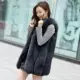 Áo khoác lông cáo thả nước lớn dành cho nữ - Faux Fur