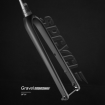 700x45CGravel gravel off-road Road universal disc brake carbon fiber front fork barrel shaft 100x12 15mm