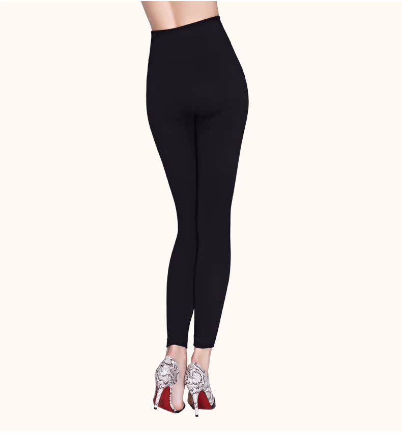 Konjac eo cao cơ bụng mặc quần dày vừa ấm ấm bó sát quần mùa thu đơn mảnh mặc quần legging định hình quần lót nữ sinh