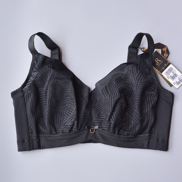 June Rose 6116 new style soft steel ring four-breasted CD ultra-thin cup big breasts showing small magnetic therapy adjustment bra