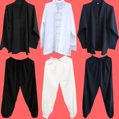 Taoist supplies, Taoist clothing, Taoist clothing, Taoist clothing suit, double jacket, slant, robe, thick long sleeve