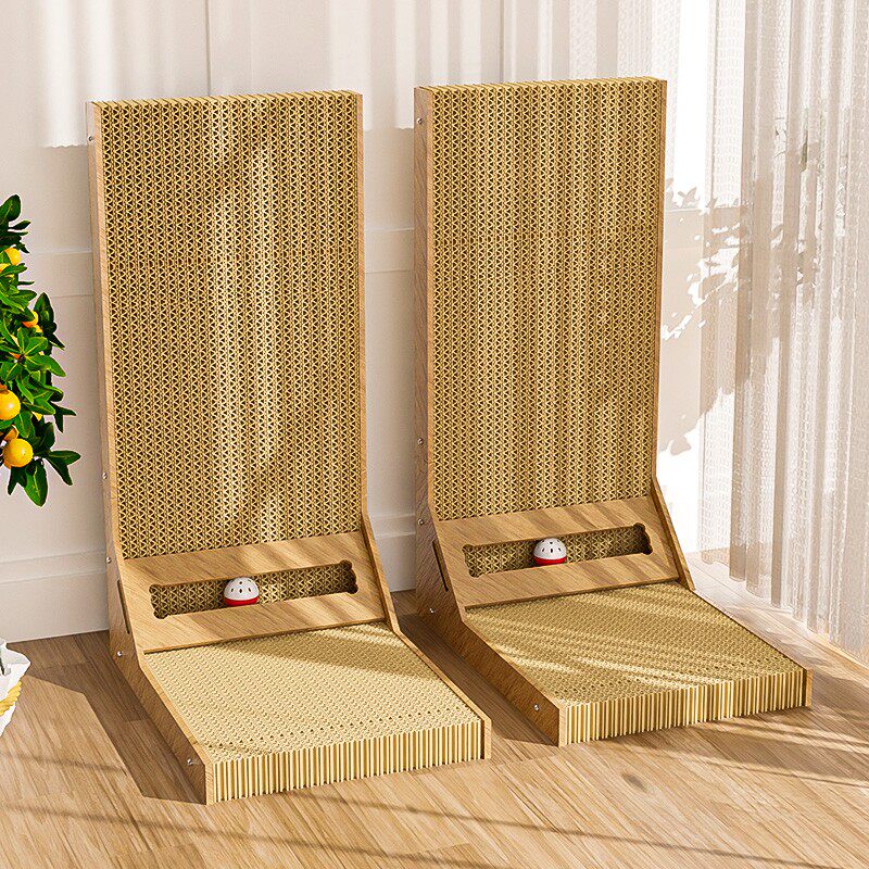 Type l cat grabbing plate upright abrasion-proof chip with large number of cat claw plate resistant to arrest and grab sofa corrugated paper kitty