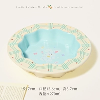 Серия Piano Rabbit — кружевная чаша [белый и зеленый]