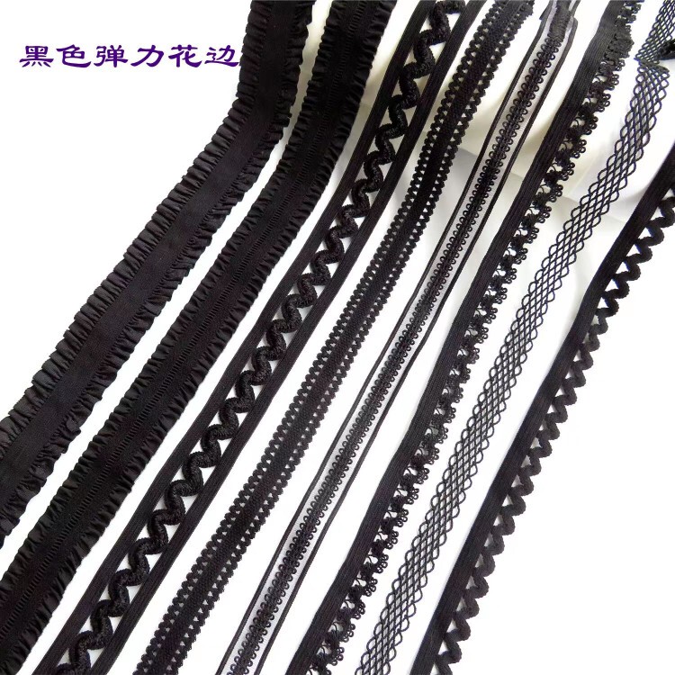 Elastic Elastic Band Lace Clothing Accessories Chiffon Pleated Fungus Intimates Decoration DIY Handmade Lace