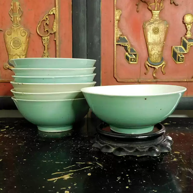 龍泉窯 大碗 青瓷 宋時代 576瓷器龙泉窑青瓷大碗新中国50年代老古董收藏品包老古玩青釉碗-淘宝