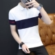2018 plus nhung mới tay ngắn nam áo thun cotton cổ chữ V ấm áp phiên bản Hàn Quốc của áo len dài tay mùa thu áo thun nam big size