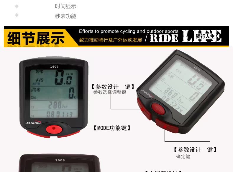 Tableau de bord vélo JAKROO - Ref 2417194 Image 14