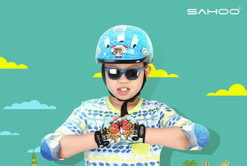 Gants pour vélo mixte SAHOO - Ref 2238829 Image 7