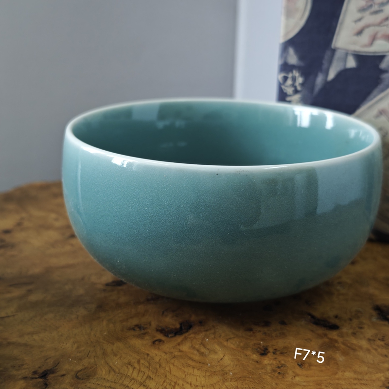 Japanese Shirakami Pottery Celadon Small Bowl Tea Yiju Japanese Ancient Art F7 Japanese Shirakami Pottery Celadon Small Bowl Tea Yiju Japanese Ancient Art F7