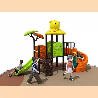 Kindergarten outdoor large slide swing combination children outdoor climbing toys community park amusement facilities