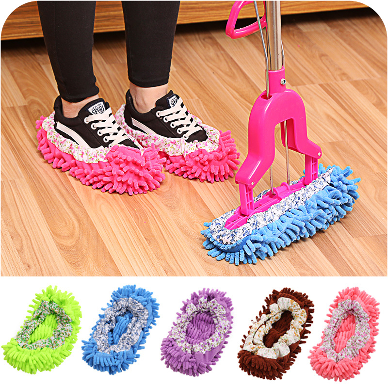 Creative sloth Snownir wipe ground slippers rubbed floor shoe cover mop sleeve housework clean water suction mop ground shoe cover
