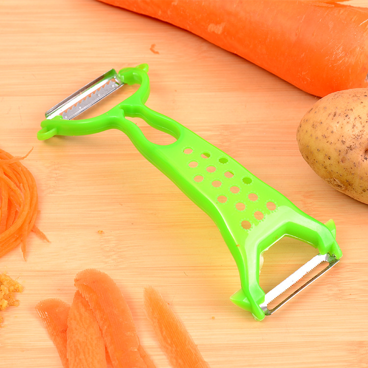 Kitchen multifunctional peeler stainless steel double-head grater potato peeler apple peeler fruit knife