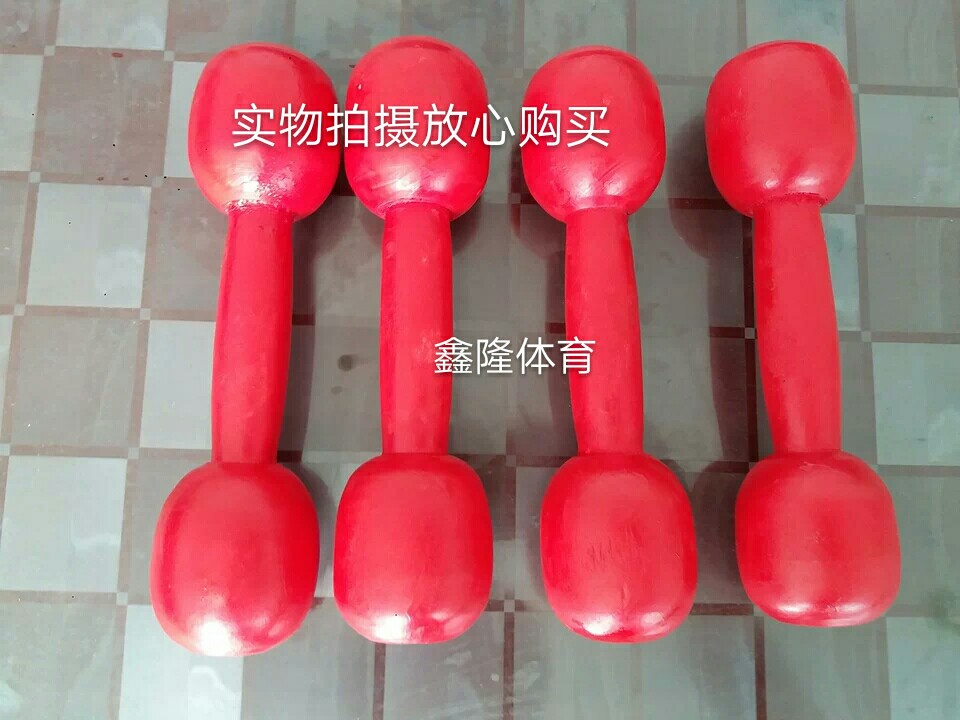Kindergarten Morning Dumbbells Environmentally-friendly Wooden Children Dumbbells Toddlers Dumbbells Toys Wooden Dumbbells