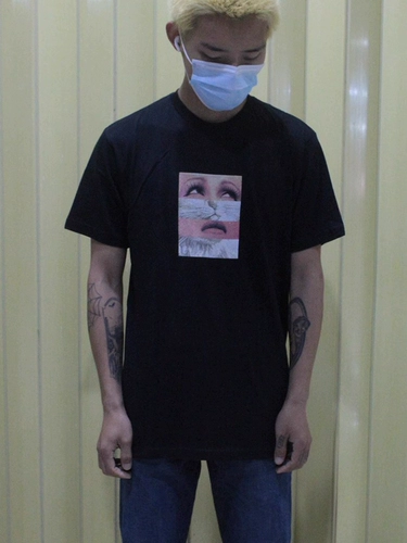 Противоречивая подлинная модная футболка бренда Ripndip, футболка из чистого хлопка с короткими рукавами, сделано в Мексике, кот на среднем пальце, средний кот