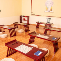 Kindergarten Country School Table And Chairs Solid Wood Imitation Ancient Calligraphy And Calligraphy Table Childrens National School Classroom Table Solid Wood Writing Desks