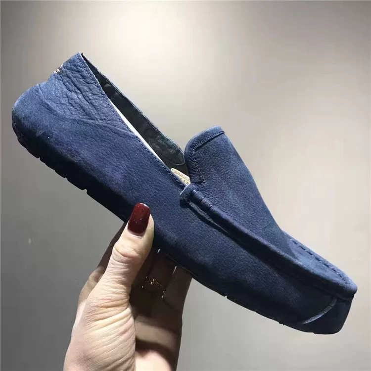 [KOALАUGG豆豆鞋男鞋 春季新款正品一脚蹬真皮懒人包子鞋KOALAUGG]