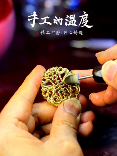 Латунный китайский защитный амулет, брелок, подвеска, талисман, китайский стиль, талисман года