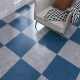 【Blue Square Carpet Pattern】 Meijia