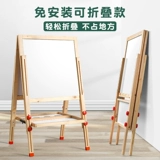 Детская двусторонная доска для письма без пыли, трубка для домашнего использования для раннего возраста для рисования, магнитный стираемый мел, магнит на холодильник, обучение