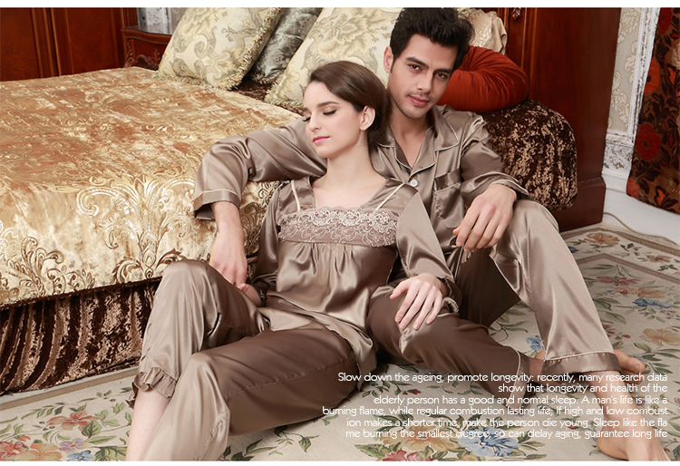 Pyjama mixte OTHER   en Soie à manches longues - Ref 3005618 Image 17