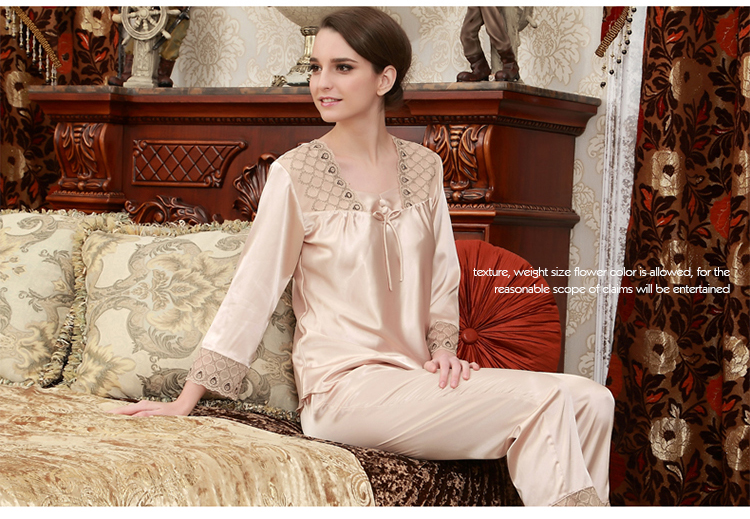 Pyjama mixte OTHER   en Soie à manches longues - Ref 3005618 Image 13