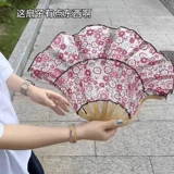 Тот, кто изобрел этого поклонника, был просто гением!Складная бамбуковая шляпа вентилятора Портативная шляпа пляжная шляпа Солнцезащитная шляпа