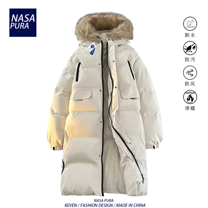 【90% off Special Zone】Outlet | Mid-Length Winter Parka for Men and Women, Warm down Cotton Workwear Jacket