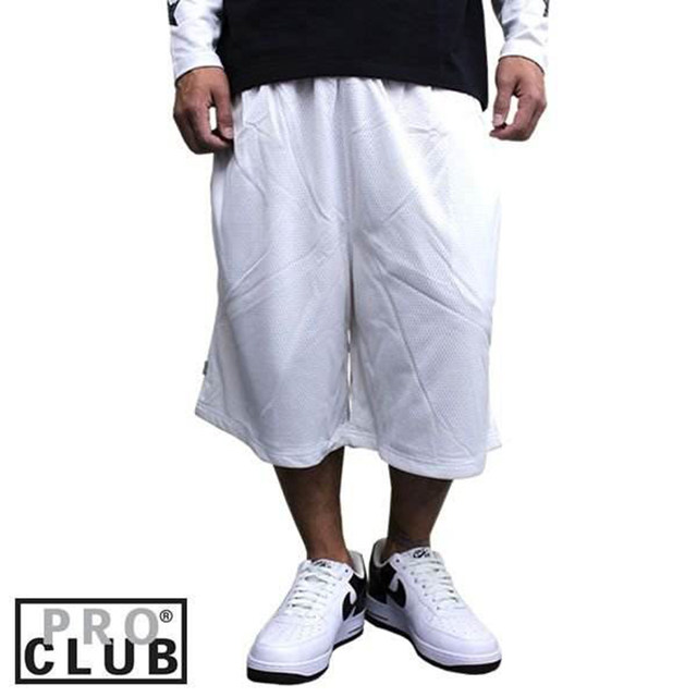 American PROCLUB rap hip-hop street comfortable quick-drying sports casual loose quarter pants shorts men's trend