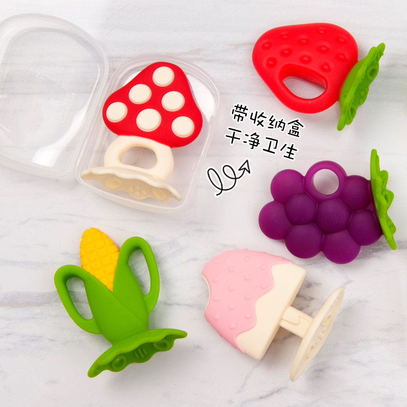 Japanese baby of Lichel baby grinding toys, toy silicone tooth bite for 3 months