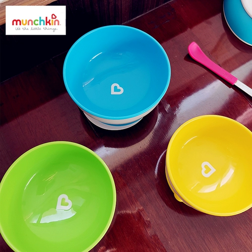 Munchkin, детская обеденная тарелка, стульчик для кормления для еды, посуда, защита при падении