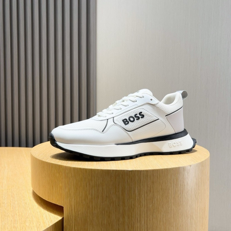 European Station Boss2025 New Men's Casual Shoes Lace-Up Low-Top Sneakers Fashionable Versatile Casual Shoes Men's Shoes