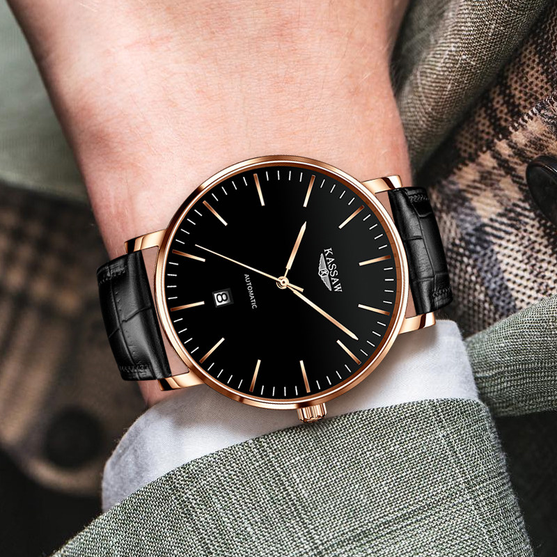 Surffiddle watches  Top designer Swiss watches Full automatic mechanical watches waterproof ultra-thin men's business watches