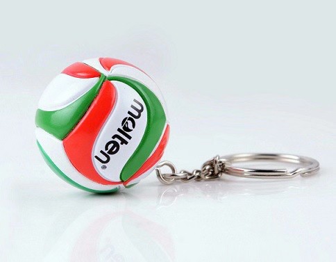 Freshly baked Volleyball keychain pendant, bag hanging ornament, competition prizes, birthday gifts pure handmade