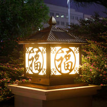 Solar Column Headlights Outdoor Waterproof Garden Villa Gate Pillar Lights Home Courtyard Lamp Door Pier Light Wall Lamp