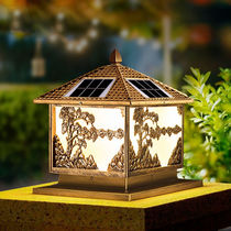 Solar Lamp Lamppost Headlights Courtyard Lamp Wall Gates Pillars Home outdoor waterproof outdoor European-style garden villas