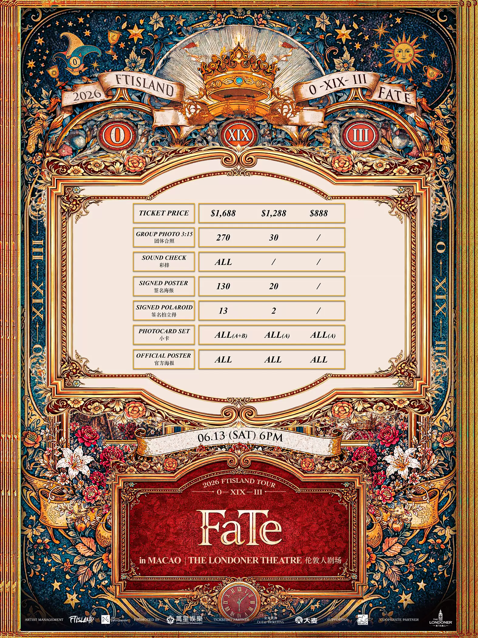 2026 FTISLAND TOUR 0 — XIX — lll 'FaTe' in MACAO