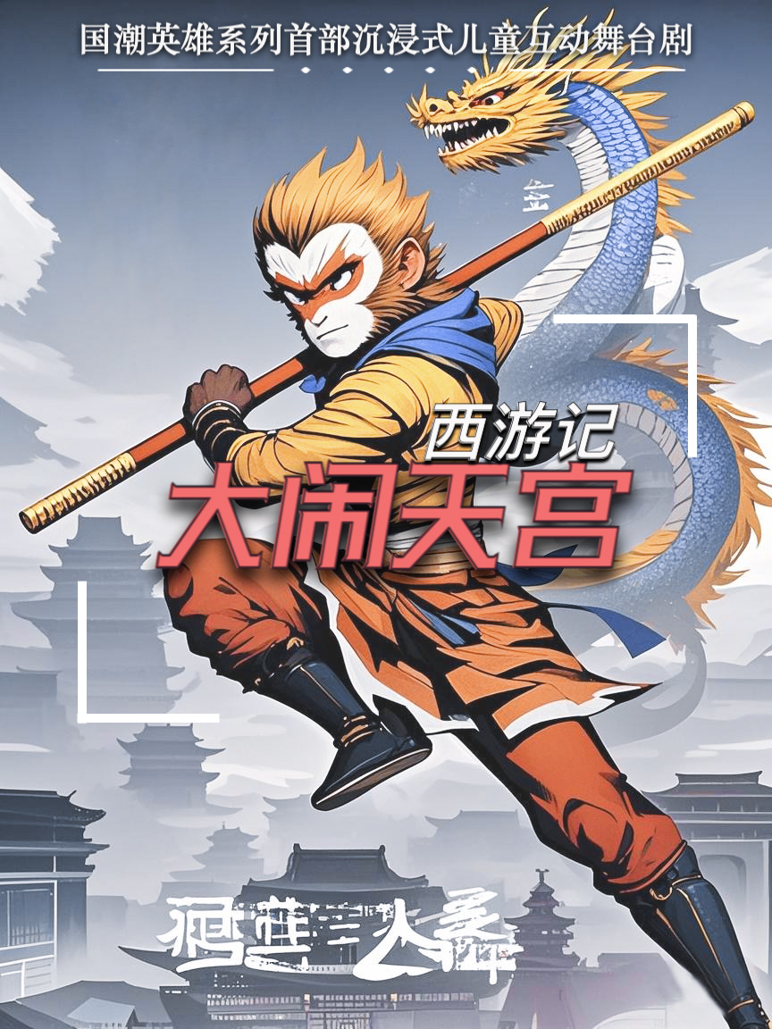 【暑期亲子半价票】沉浸式儿童剧《西游记之大闹天宫》-北京海淀站