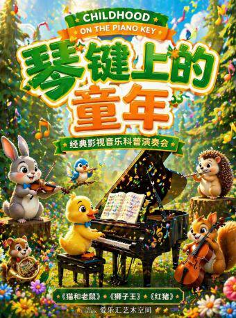 【北京】【三里屯】琴键上的童年—《猫和老鼠》《狮子王》《冰雪奇缘》经典影视音乐亲子互动科普演奏会