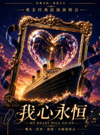 “我心永恒”“昨日重现”唯美经典英文歌曲沉浸式演唱会