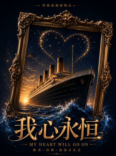 “我心永恒”“昨日重现”唯美经典英文歌曲沉浸式演唱会