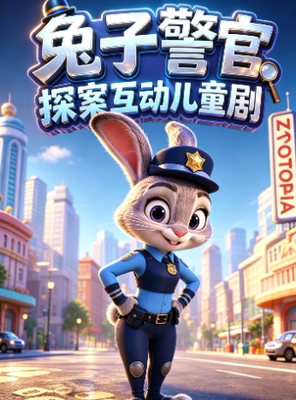 2026新剧《兔子警官》｜小喜鹊儿童剧｜疯狂爆笑｜动物城大探案｜提升宝宝社交力