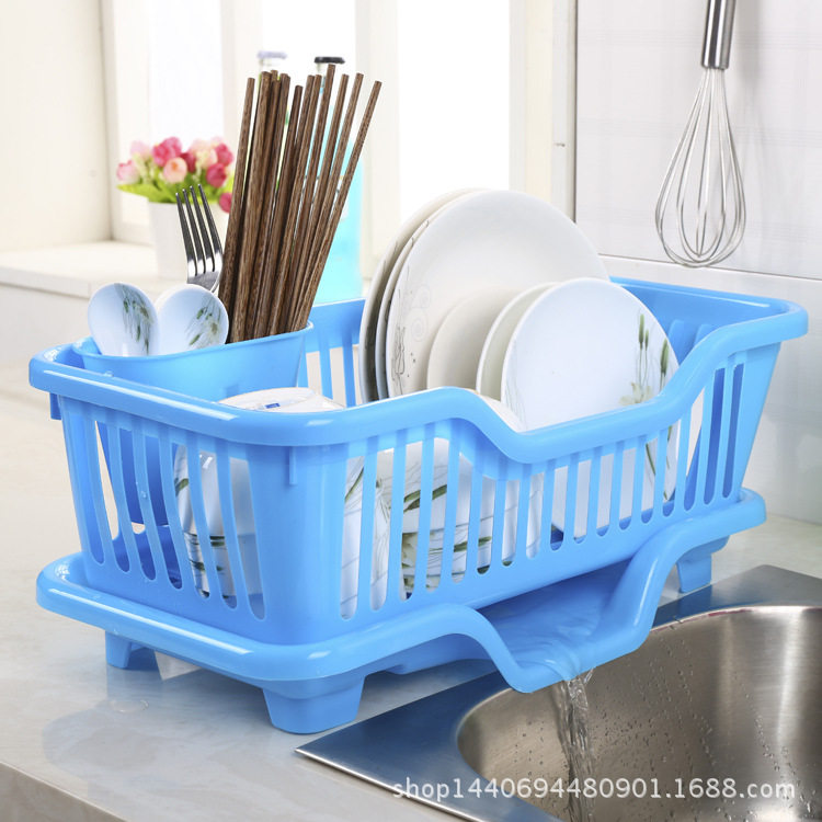 Net red dishes storage layer rack drain bowl rack kitchen drain rack plastic household single-layer small chopsticks filter water put bowl rack