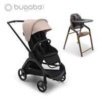 Черный каркас, черное сиденье, гравийно-коричневый балдахин + комплект длинных стульев из пяти предметов теплого серого цвета